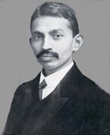 Gandhi's in London, 1906